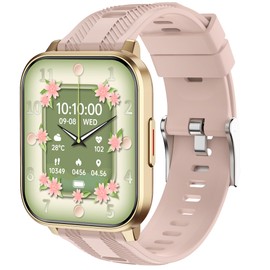 Brhgph Smart Watch with Ai Functions GPS Tracking for Android Phones and iPhone Compatible Bluetooth Call Message Alert Heart Rate/Sleep Monitor IP68 Waterproof for Women