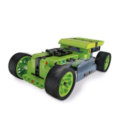 Clementoni 61717 Clementoni-61717-Science Museum-Mechanics Lab-Pull Back Hot Rod-Made in Italy-Vehicles Building Set for Kids from 8 Years and Older, English
