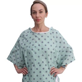 Careoutfit 3 Pack - Hospital Gown IV Snap Sleeves - One Size Fits All (Small - 2XL)