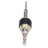 7Pcs/Set Spiral Combination Tap High Speed Steel 1/4in Hex Shank