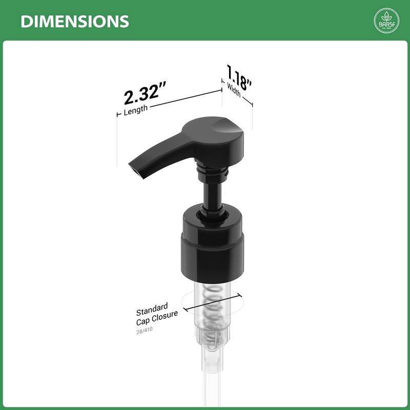 Bar5F Pumps for Shampoo Conditioner Lotion Body Wash, Fits 1"