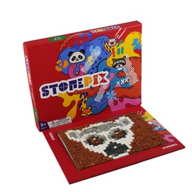 stone pix Mosaic Kits DIY Natural Stone Art Creativity for Adults and Children Decorative Animals Mosaic Stones Puzzle 25 x 20 x 3 cm Lemur