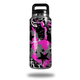 SceneKid Pink - Decal Style Skin Wrap fits Yeti Rambler Bottle 36oz (YETI NOT INCLUDED)