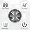 Mini R55 R56 R57 Car Cup Coaster, 3PCS Union Jack