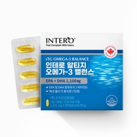 Intero Canada rTG AltiG Omega-3 Balance 2 boxes (6-month supply) / 인테로 캐나다 rTG 알티지 오메가3 밸런스 2박스 (6개월분)