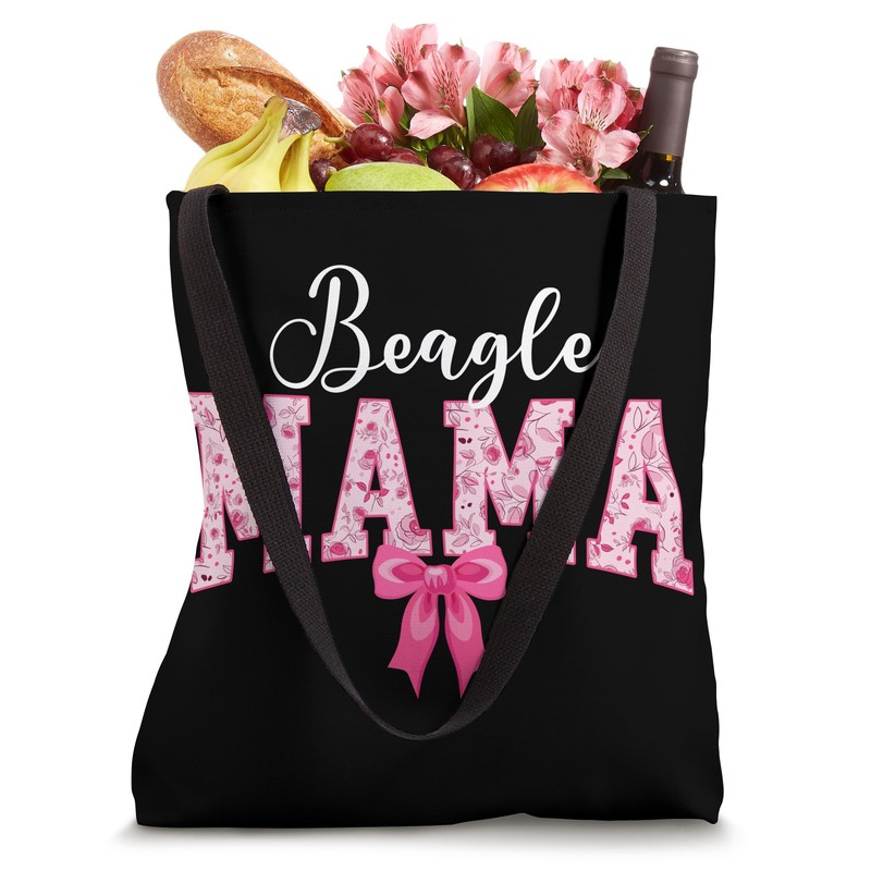 Beagle Mama Coquette Beagle Mom Beagle Mother Tote Bag