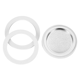Bialetti Replacement Gasket & Filter for 6 Cup Espresso Maker