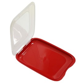Gariella - Hochwertige stapelbare Aufschnitt-Boxen, Frischhaltedose für Aufschnitt. Wurst Behälter. Perfekte Ordnung im Kühlschrank, 5 Stück Farbe Multicolor, Maße 25 x 17 x 3.3 cm