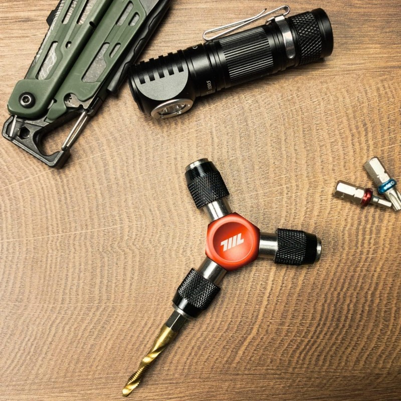 711L EDC Y Driver I Three Way 1/4" Hex Bit