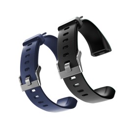 ENGERWALL Watch Band ONLY for Fitness Tracker S5, Replacement Bands Fit for Runmefit S5 Fitness Tracker Smart Watch (Blue + Black)