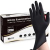 Schneider Nitrile Exam Gloves, Black, XL, Box of 50, 5