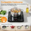 Olayks Protable Induction Cooktop, 1800w Hot Plate Electric Stove