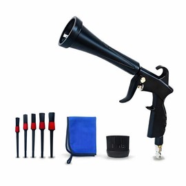 Air Blow Blaster Car Interior Cleaning Gun, High Pressure Car Detailing Cleaning Tool With Auto Detailing Dusting Brush, Quickly Blasts Dirt & Dust From Surface Works Tool Set, Pressure Washer, Tools And Gadgets For Him, Must Have Diytools, Giftsforhim