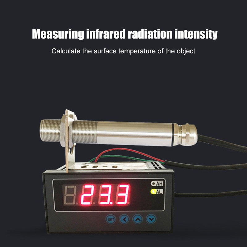 Temperature Sensor Probe Fixed Infrared Thermometer Accessory Industrial Parts 12V‑24V
