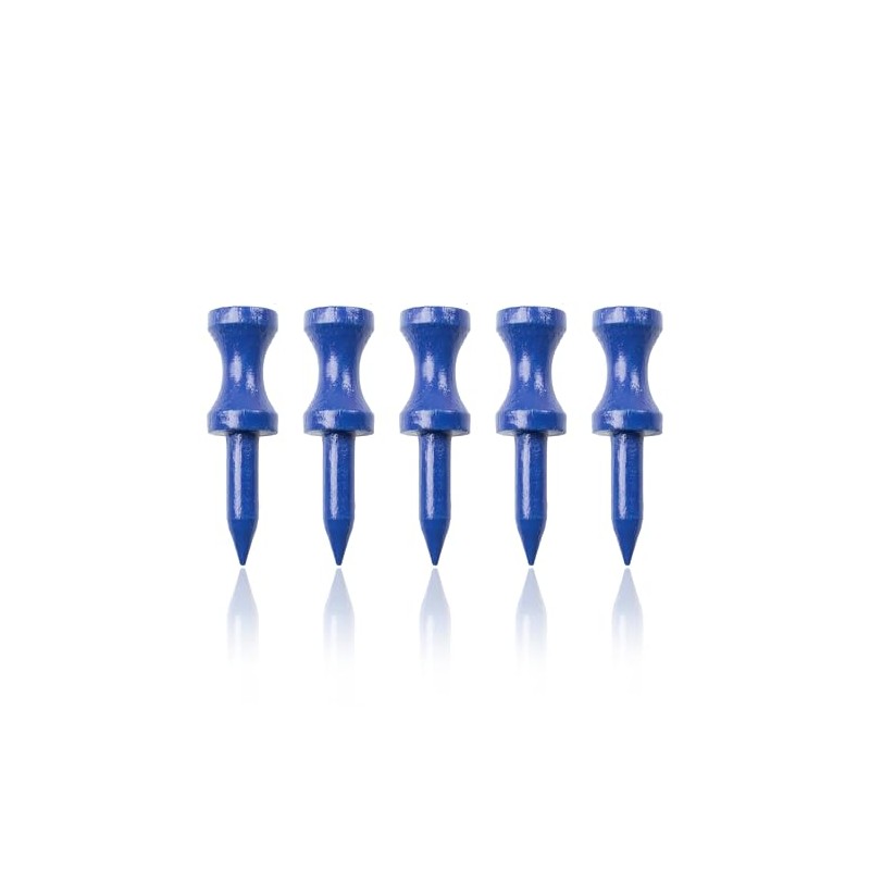 ECADDIE Blue Castle Bamboo Golf Tees 39mm (50 pack) -