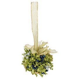 Ganz Mistletoe Door Decor Kissball, 5-inch Diameter, Plastic