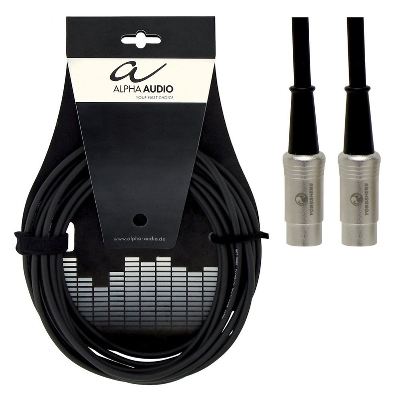 Alpha Audio 190785 6m m Pro Line Midi DIN Plug