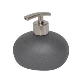 MSV Ceramic "Bali Stone Soap Dispenser, Grey