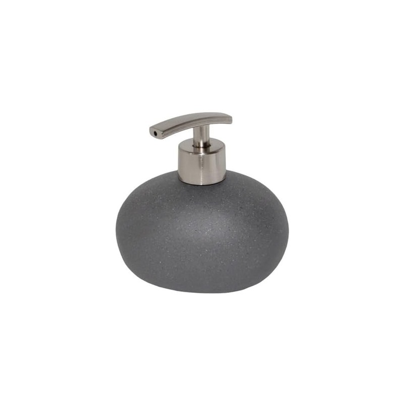 MSV Ceramic "Bali Stone Soap Dispenser, Grey