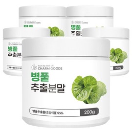 Cham Goods 병풀 추출분말 200g 3통 Centella Asiatica Extract Powder 200g 3 Units