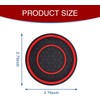 2PCS red car cup holder coaster - non-slip shockproof plastic