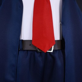 Plazhen Mashle Cosplay, Children's Mash, Lemon, Cosplay Costume, 5-Piece Set, Includes Accessories, Uniform, Cultural Festivals, Events, Photography, Party, Cosplay (Mash Costume, 140)