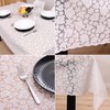 KP HOME Lace Embroidery - Waterproof Wipe Clean Tablecloth Rectangular