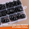 Cap Nuts High Shape Set 185 Pieces M3/M4/M5/M6/M8/M10/M12 Hexagonal Cap