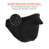 Detachable Neoprene Mouthpiece for Winter Liners, Ergodyne N-Ferno 6874,Black