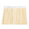 100pcs Disposable Lip Brush Nylon Fiber Bamboo Handle Lipstick Brush