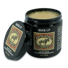 Bickmore Heavy Duty Leather Conditioner, Scratch Repair - LP 8oz | Preservative, Protector & Restorer Balm for Dry, Cracked, Scratched Leather | Made in USA