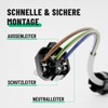 greate 230 V Schuko Plug Coupling Set – 3 x