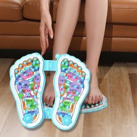 Foldable Foot Acupressure Plate Grounding Fatigue Relief Portable Pressure Hemorrhaging Spot Mat Footrest Sole of Foot massage