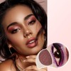 Shimmer Rose Red Single Eyeshadow, Pressed Powder Smoky Eyeshadows, Metallic