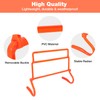 Lineslife Adjustable Agility Hurdles,4 Height Speed Training Hurdles, Portable Speed