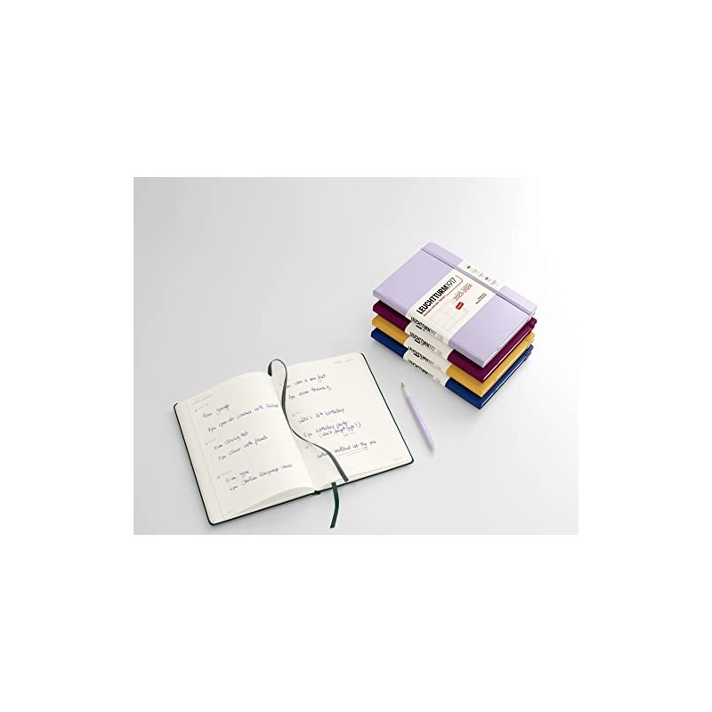 LEUCHTTURM1917 367602 Weekly Planner Medium (A5) 2024, 18 Months, Rising