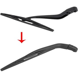 Juego de escobillas para limpiaparabrisas trasero de repuesto para Honda Fit 2009-2014, Jazz 2009-2014, Airwave 2005-2010