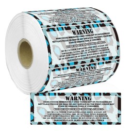 Car Freshiess Warning Label Stickers 1 x 3.5 inch Freshiess Warning Label Stickers Care Stickers 300 Pcs Warning Labels for freshe Car Business Supplies (Blue)