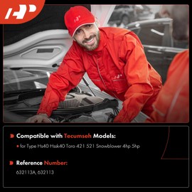 A-Premium 632113 Carburetor Compatible with Tecumseh Hs40 Hssk40 Snowblower 4HP 5HP Engines