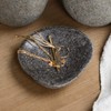 wohnfreuden Natural Stone Bowl Grey Round 10 cm – Stone