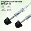 JRSHIRLEYLTD 1 Piece Quick Release Front and Rear Wheel Quick