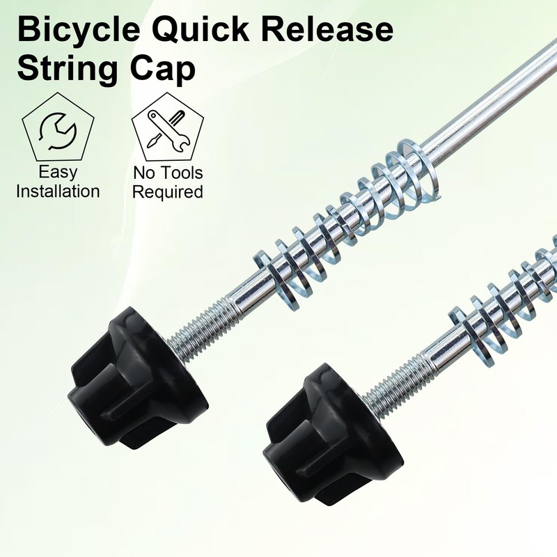 JRSHIRLEYLTD 1 Piece Quick Release Front and Rear Wheel Quick
