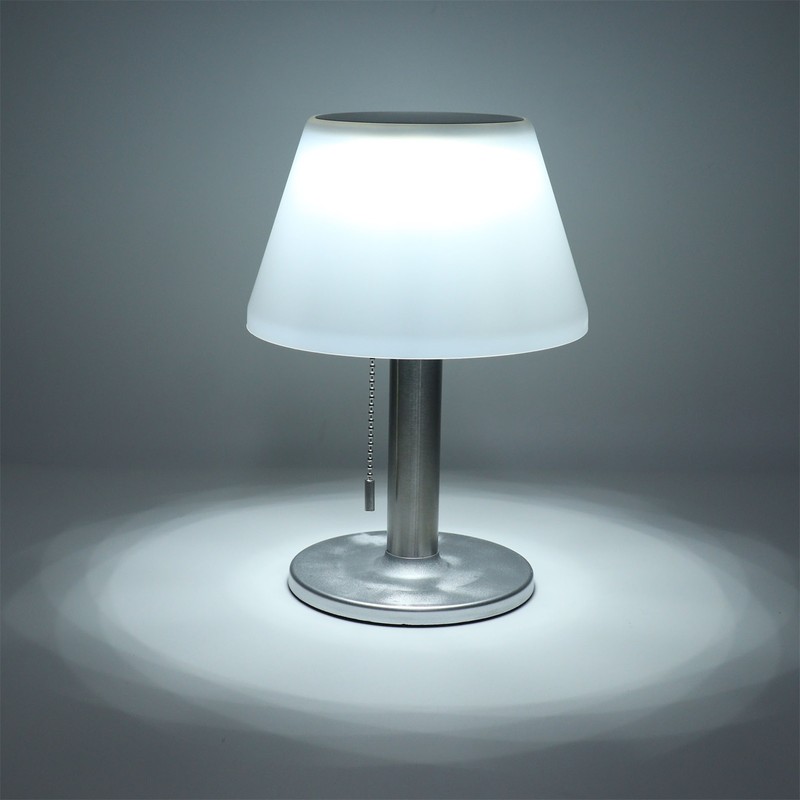 Solar Table Lamp LED Waterproof 3 Levels Adjustable Solar Desk