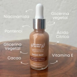 Serum - Cacao; Ácido Hialurónico, Niacinamida Y Ceramidas Mixta Día/noche