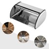Felievy Stainless Steel Bread Box for kitchen, Bread Bin Bread
