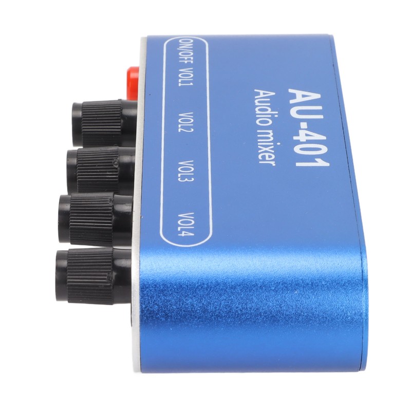 Mini Stereo Mixer 4 in 1 Out Volume Adjustment 3.5mm