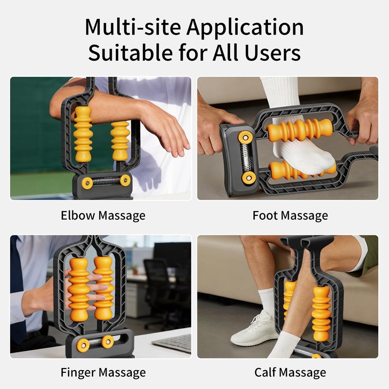 Adjustable Arm and Leg Massager Roller with Spring Base for