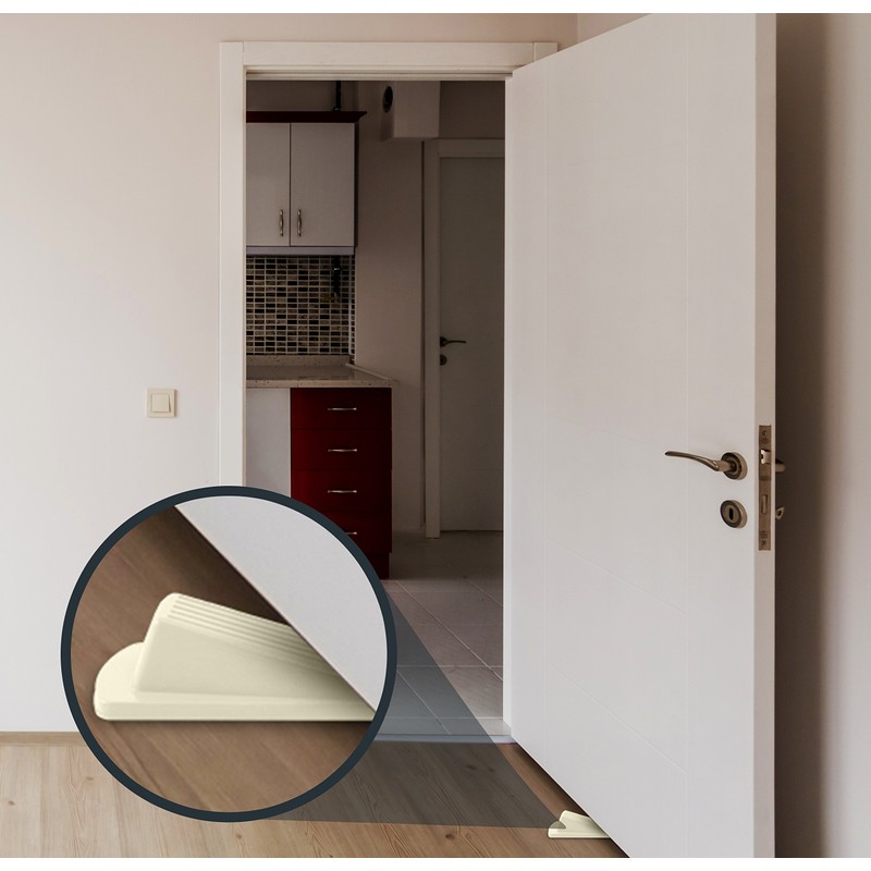 Home Premium Door Stoppers for Bottom of Door, Rubber Door