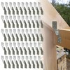 YOUYIKOO 50 Pack Hurricane Ties for Rafters,Hurricane Straps Brackets with