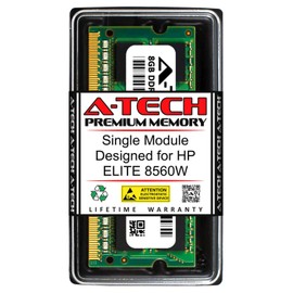 A-Tech 8GB RAM for HP Elite 8560W | DDR3 1333MHz SODIMM PC3-10600 204-Pin Non-ECC Memory Upgrade Module